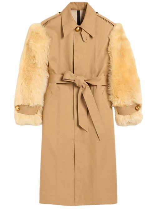 Faux fur coat AMI PARIS | FJK515CO0081998